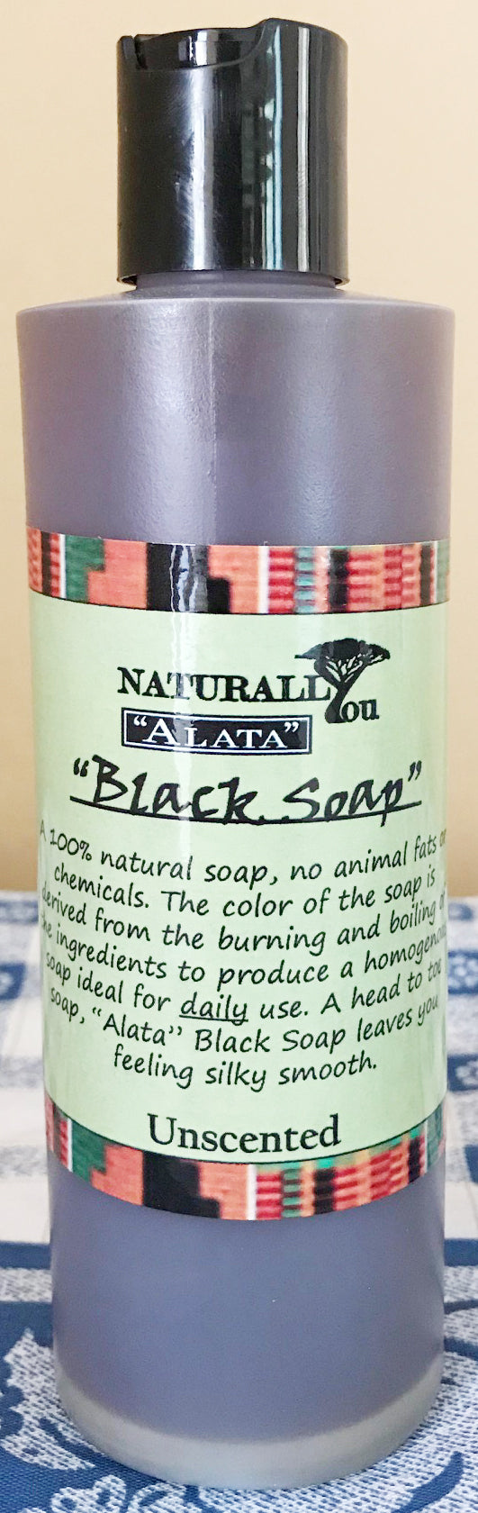 Alata Black Soap - 8-oz Liquid